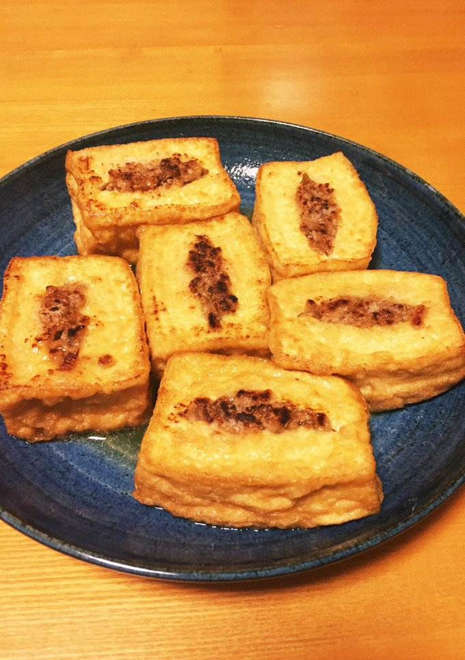 豚そぼろの厚揚げ挟み煮！-レシピのメイン写真
