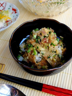 簡単おつまみ☆焼きじゃこ天の薬味まみれ!-レシピのメイン写真