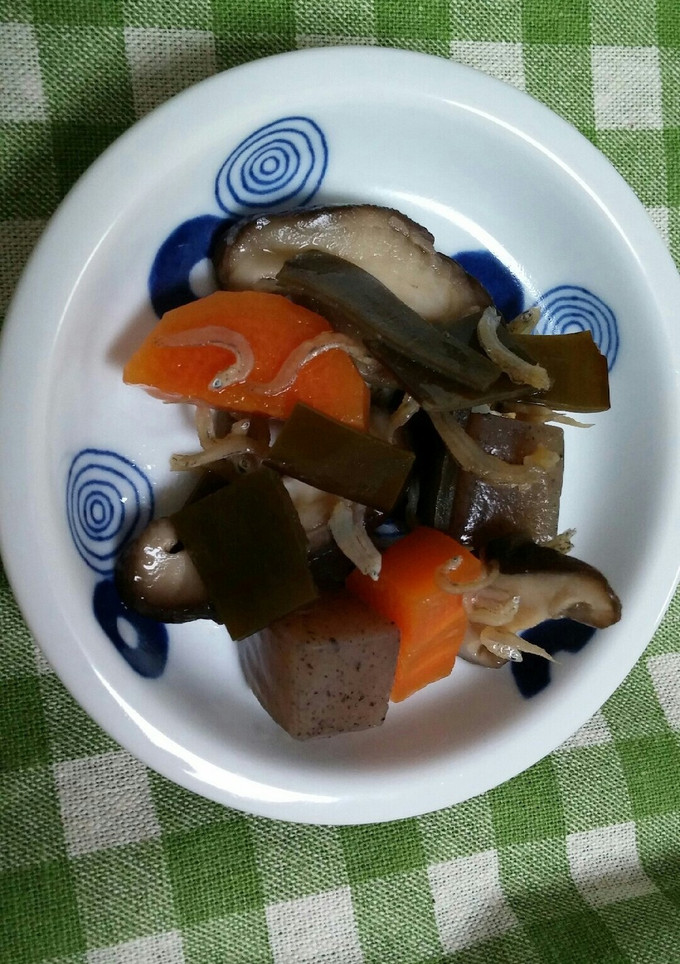 こんにゃくとじゃこの旨煮-レシピのメイン写真