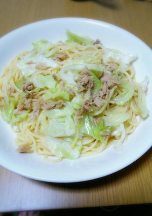 キャベツとツナのバター醤油パスタ-レシピのメイン写真