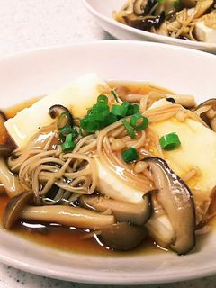 豆腐の簡単きのこあんかけ-レシピのメイン写真