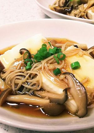 豆腐の簡単きのこあんかけ-レシピのメイン写真