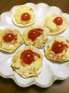 おからとツナとコーン☆餃子の皮でピザ風-レシピのメイン写真