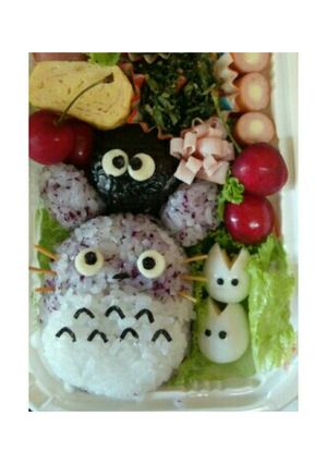トトロ*キャラ弁-レシピのメイン写真