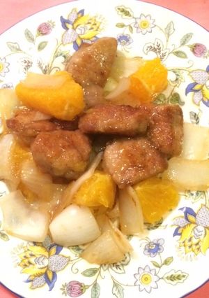 爽やかオレンジ酢豚-レシピのメイン写真