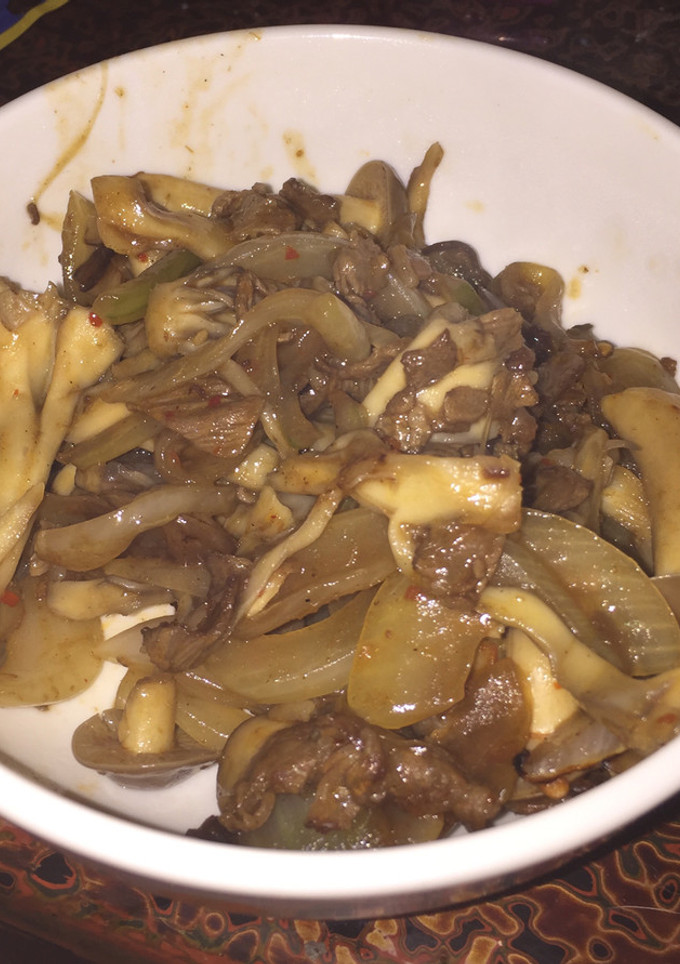 牛肉ときのこの中華風炒め-レシピのメイン写真