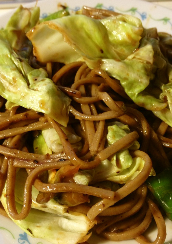 ホイコウロウ風の焼きそば（日本蕎麦）-レシピのメイン写真