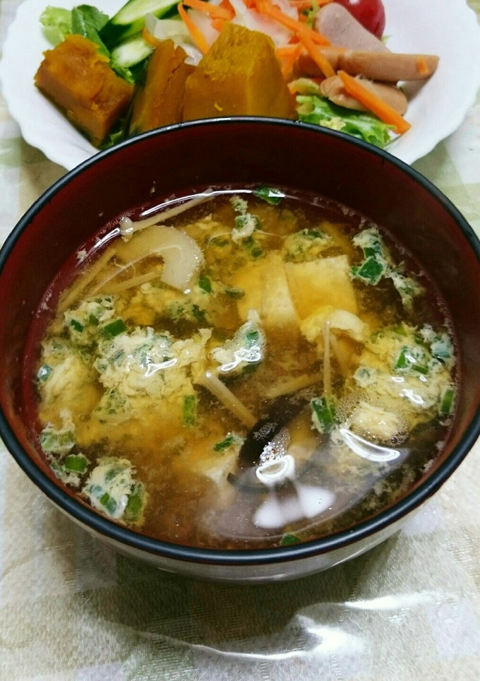 和風だしが美味しい！にら玉スープ☆-レシピのメイン写真