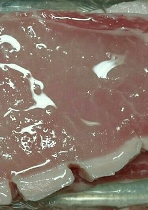 料理に使う 豚厚切肉酒ﾐﾘﾝ漬(保存食)-レシピのメイン写真