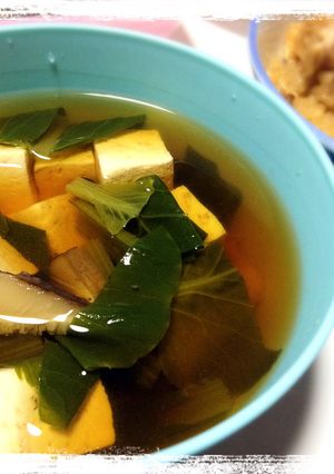 短時間で簡単☆醤油味のお豆腐汁-レシピのメイン写真