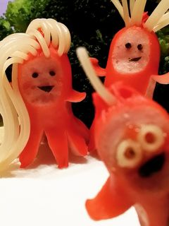 ウインナー でアート-レシピのメイン写真