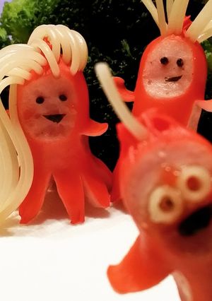 ウインナー でアート-レシピのメイン写真