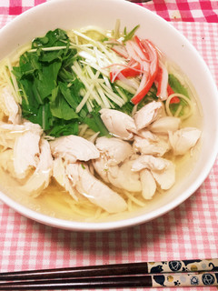 糖質ゼロ麺で塩ラーメン-レシピのメイン写真