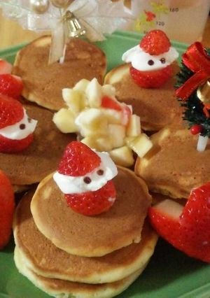 クリスマスの赤ちゃんパーティパンケーキ-レシピのメイン写真