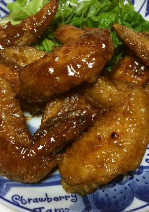 鳥手羽先の照り焼き-レシピのメイン写真