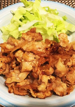ドレッシングで！さっぱりしょうが焼き-レシピのメイン写真
