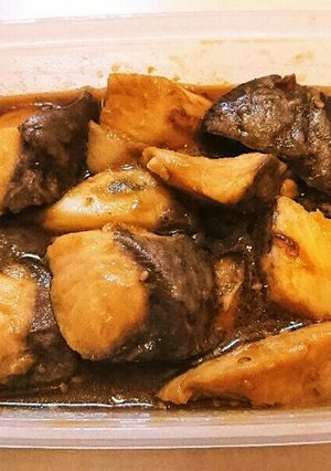 ぶりの焼肉のタレ煮(レンジで)-レシピのメイン写真