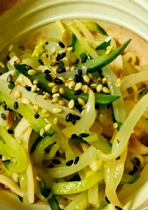 胡瓜ともやしとハムの中華サラダ-レシピのメイン写真