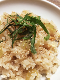 ☆シャリシャリ☆ふきの炊き込みご飯-レシピのメイン写真