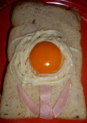 お花のデコトースト♪-レシピのメイン写真