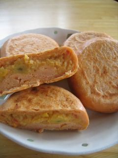 トマトピッツア風味の洋風おやき-レシピのメイン写真