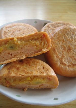 トマトピッツア風味の洋風おやき-レシピのメイン写真