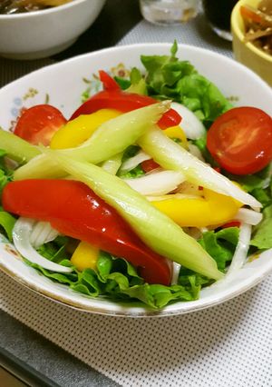 ♪セロリとパプリカと玉ねぎの漬けサラダ♪-レシピのメイン写真