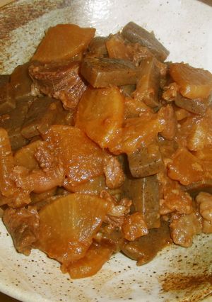 牛すじ肉のどて煮-レシピのメイン写真