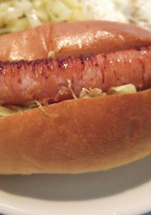 カレー味のキャベツ入りホットドック-レシピのメイン写真