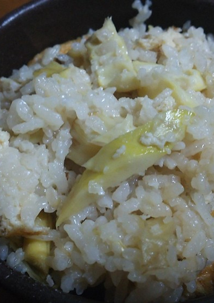 破竹と揚げさんの炊き込みご飯-レシピのメイン写真