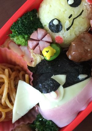 ゲッコウガのキャラ弁-レシピのメイン写真