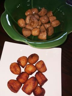里芋煮っころがしの素揚げ(^ー^)-レシピのメイン写真