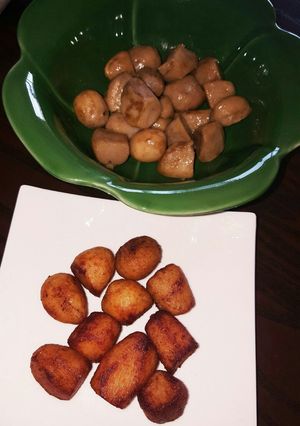 里芋煮っころがしの素揚げ(^ー^)-レシピのメイン写真