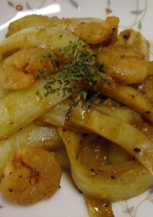 エビとたまねぎのカレー炒め♪-レシピのメイン写真