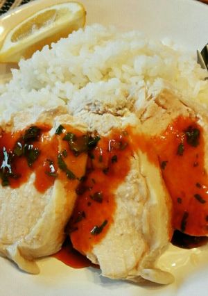 炊飯器で♪チキンライス（カオマンガイ）-レシピのメイン写真