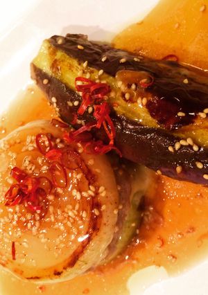 新玉ねぎと茄子のひき肉ステーキ★-レシピのメイン写真
