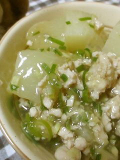 冷たく冷やして 大根の鳥そぼろあんかけ-レシピのメイン写真