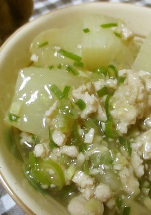 冷たく冷やして 大根の鳥そぼろあんかけ-レシピのメイン写真