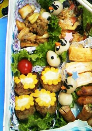運動会お弁当 日焼けしたオラフ-レシピのメイン写真