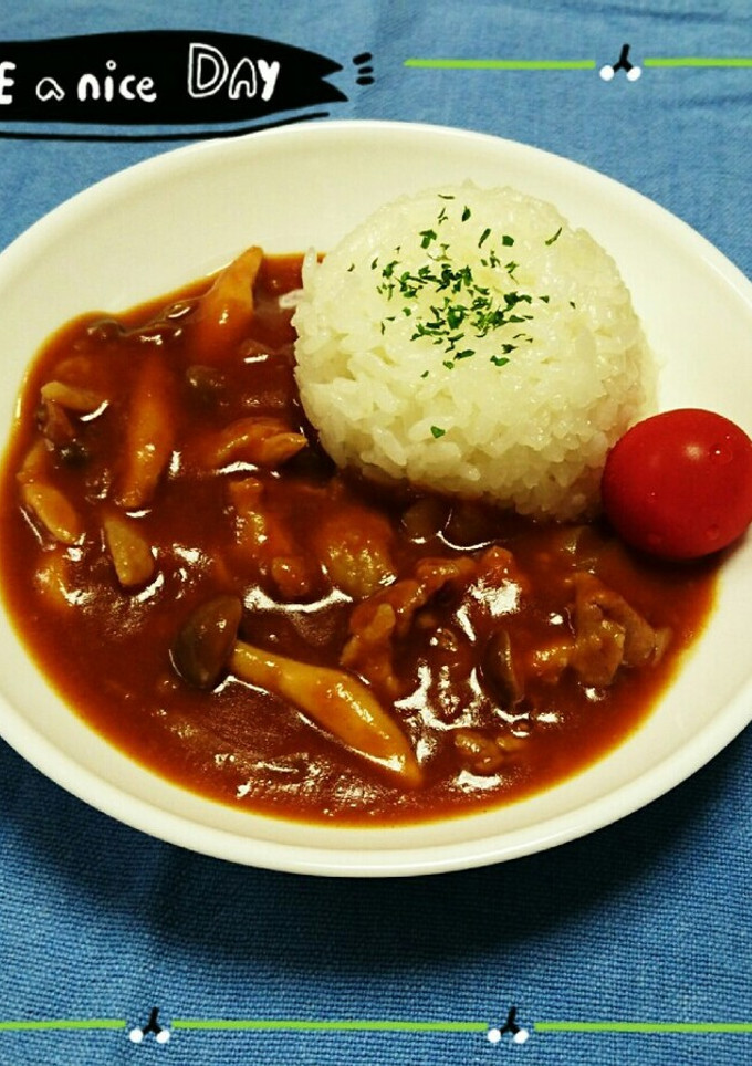 ウチの簡単ハヤシライス-レシピのメイン写真