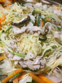 ホットプレートで塩焼きそば☆-レシピのメイン写真