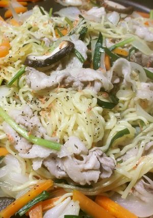 ホットプレートで塩焼きそば☆-レシピのメイン写真