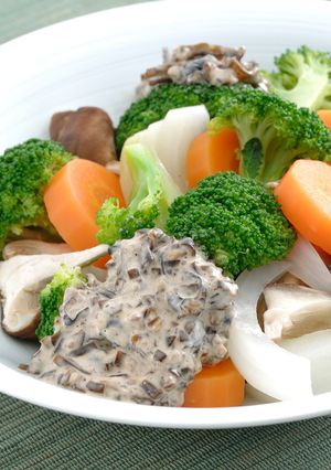 簡単黒豆ドレッシングの野菜のホットサラダ-レシピのメイン写真
