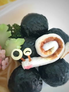 キャラ弁のおかず☆ちくわで簡単かたつむり-レシピのメイン写真