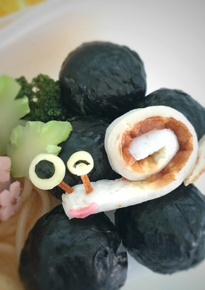 キャラ弁のおかず☆ちくわで簡単かたつむり-レシピのメイン写真