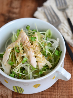 ゆで鶏のさっぱり薬味サラダ-レシピのメイン写真