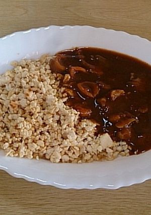 ダイエッターに豆腐ﾊﾟﾗﾊﾟﾗカレー-レシピのメイン写真
