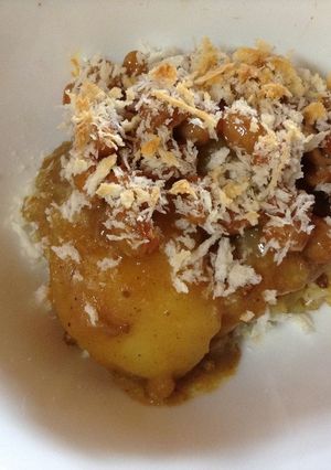パン粉がカリカリの焼きカレー納豆-レシピのメイン写真