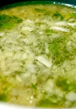 新鮮・シンプル・新感覚のミンチ鶏皮スープ-レシピのメイン写真