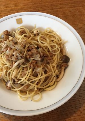 納豆スパゲッティ-レシピのメイン写真